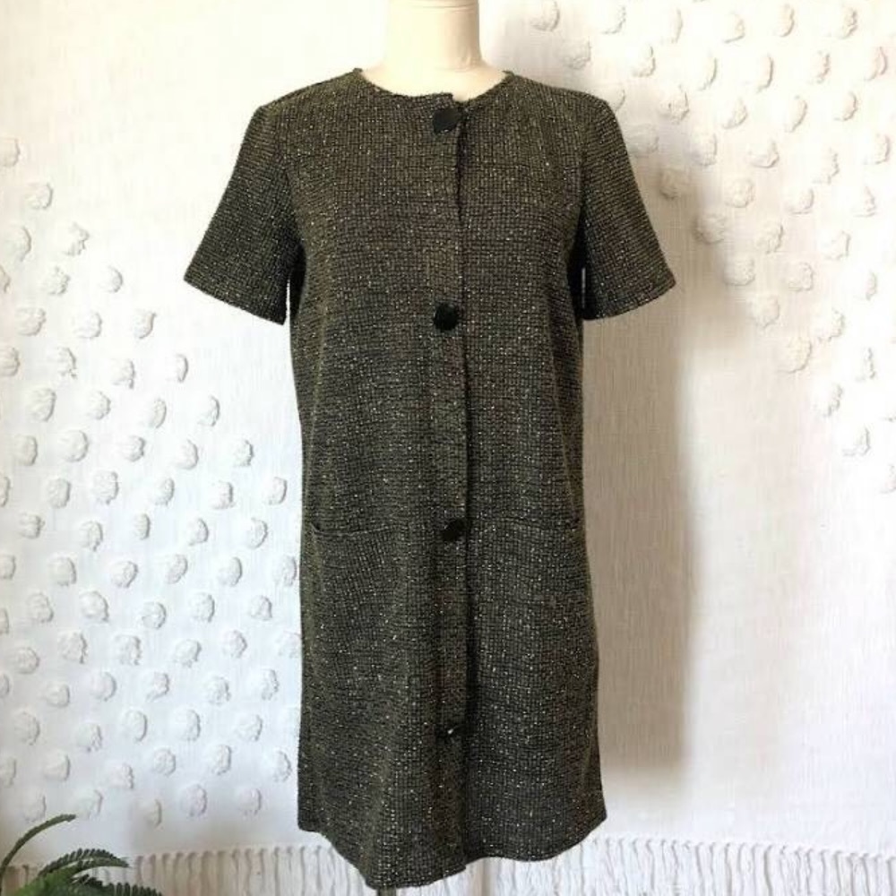 Zara Trafaluc Button Up Dress
